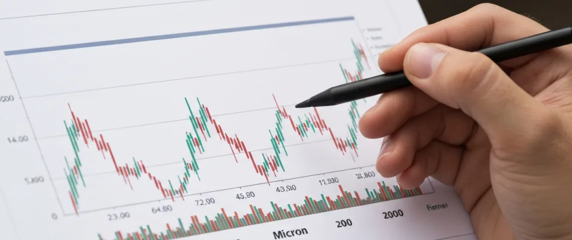Micron drops 4.7% as memory cycle shows cracks — but forward P/E screams bargain